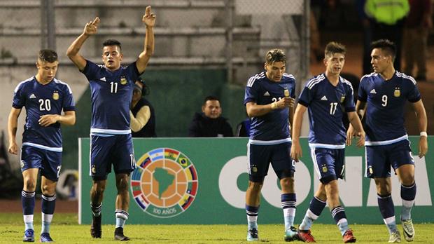 Argentina consiguió su primer triunfo en el Sudamericano Sub 20
