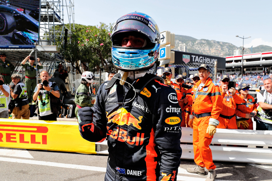 Ricciardo, de paseo por Mónaco