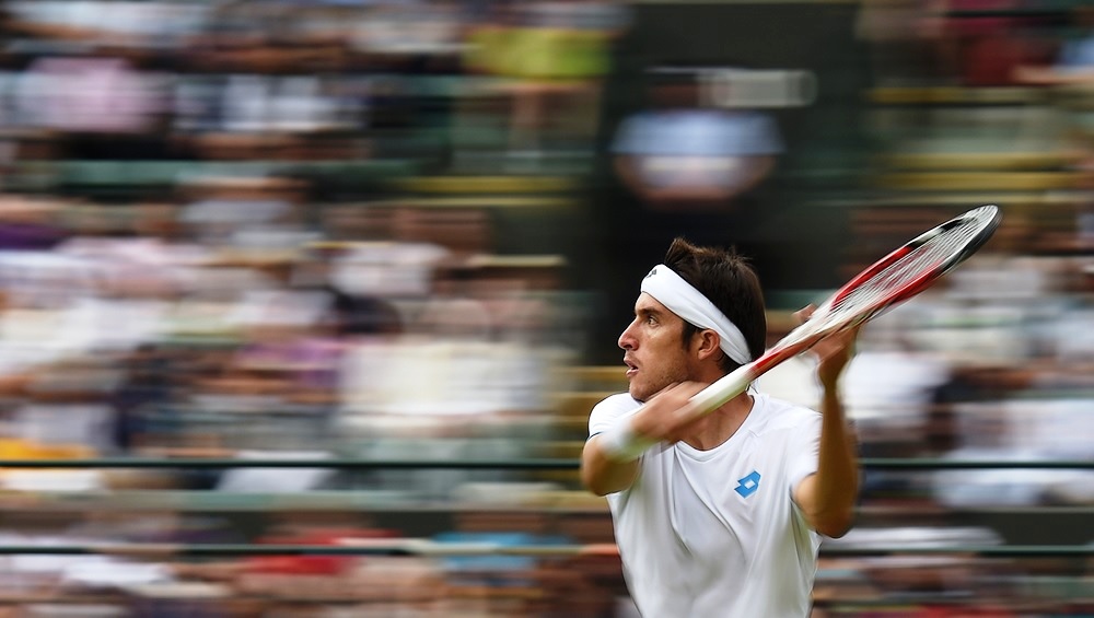 Gran semana de Leo Mayer en Wimbledon