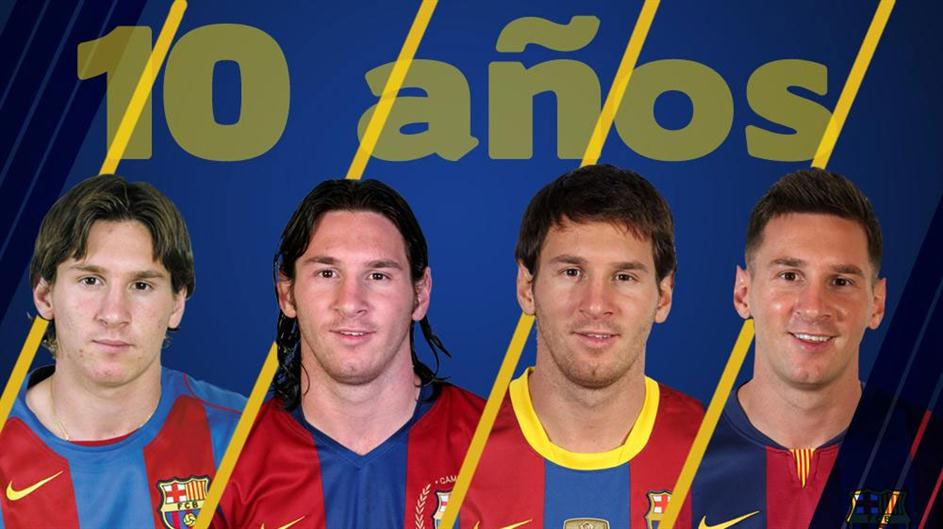 Se cumplen 10 años del debut oficial de Lionel Messi