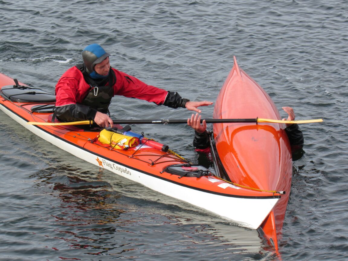 Kayaks en la bahía