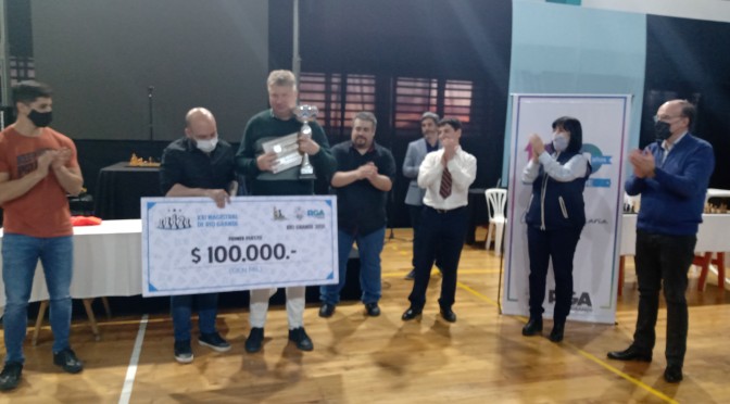 El GM Alexei Shirov ganó el Torneo Abierto Magistral 100° Aniversario de Río Grande